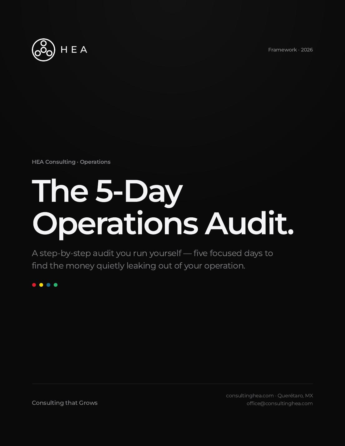 5-Day Operations Audit Framework