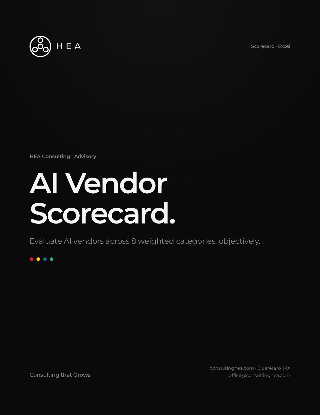 AI Vendor Evaluation Scorecard