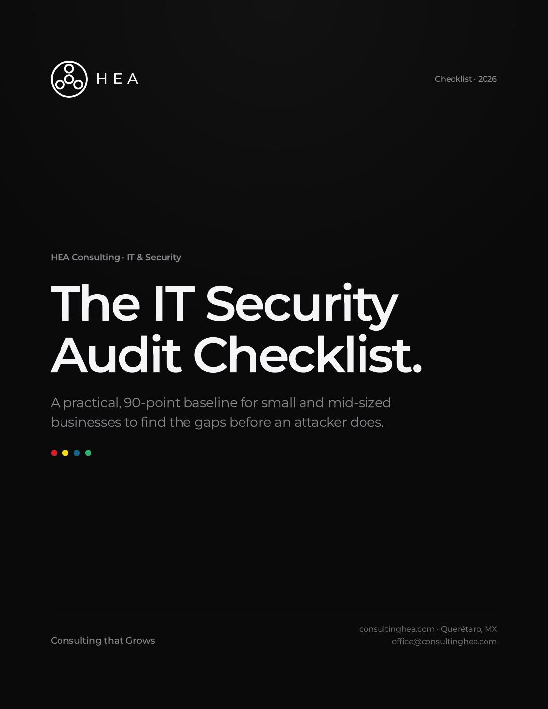 IT Security Audit Checklist